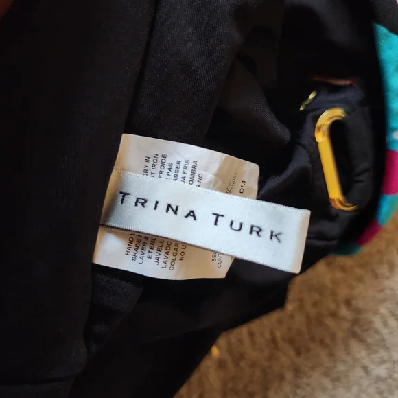 Trina Turk Tiki Swimsuit Women's Size 12 One Piece - Picture 5 of 6